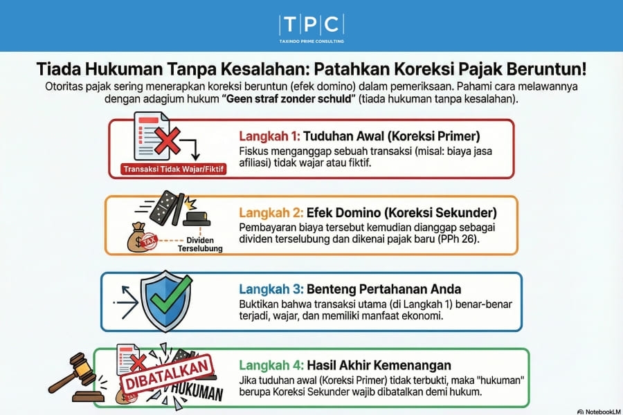 Tiada Hukuman Tanpa Kesalahan: Menggugat Logika Koreksi Pajak dengan Adagium<em> Geen Straf Zonder Schuld</em>